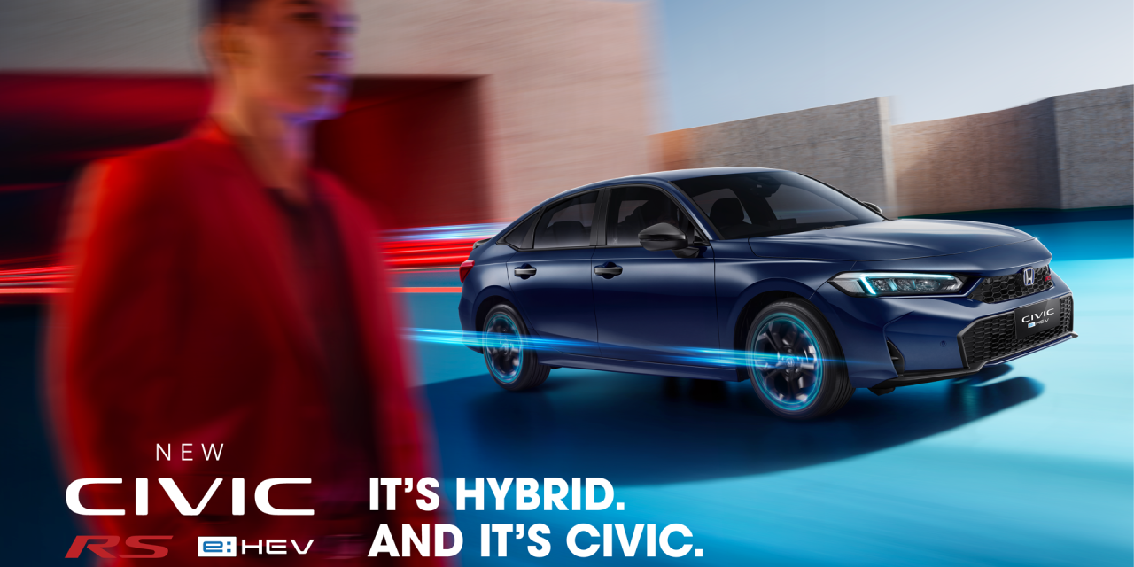 Honda Civic RS Facelift Diperkenalkan, Bawa Opsi Mesin e:HEV