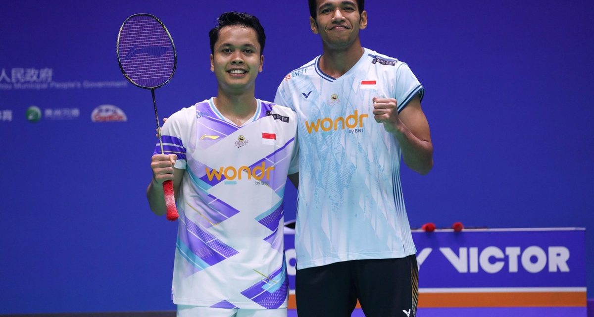Anthony Ginting Harus Saling Jegal Dengan Chico Aura Di Jepang