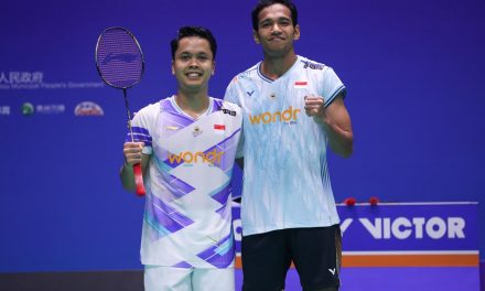 Anthony Ginting Harus Saling Jegal Dengan Chico Aura Di Jepang