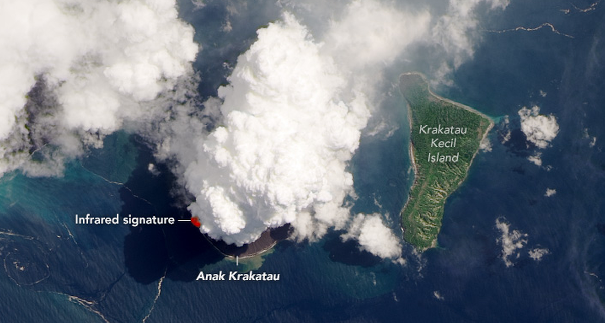Sebaran Abu Anak Krakatau Ancam Kualitas Udara Banten-Jakarta