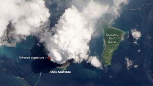 Sebaran Abu Anak Krakatau Ancam Kualitas Udara Banten-Jakarta
